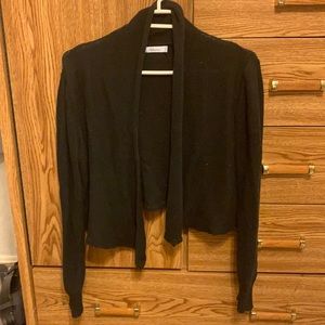 Reitmans black sparkly cropped jacket